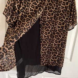 Michael kors printed woman, Dark camel 100% polyester